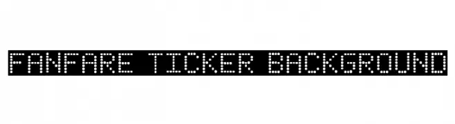 Fanfare Ticker Background  font caratteri gratis