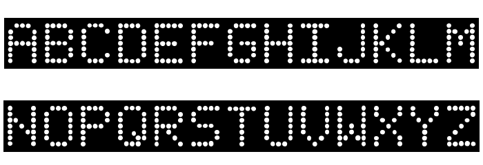 Fanfare Ticker Background Font LOWERCASE