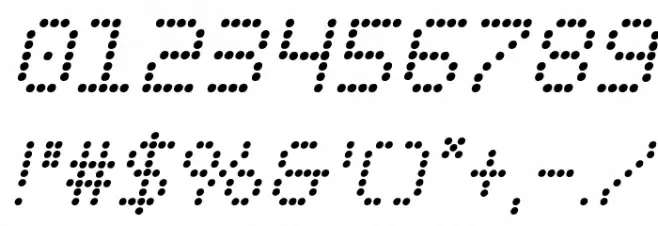 Fanfare Ticker Italic Font OTHER CHARS