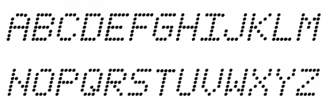 Fanfare Ticker Italic Fuentes MINÚSCULAS