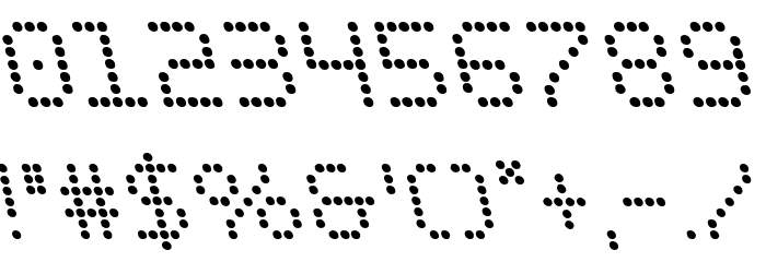 Fanfare Ticker Leftalic Font OTHER CHARS