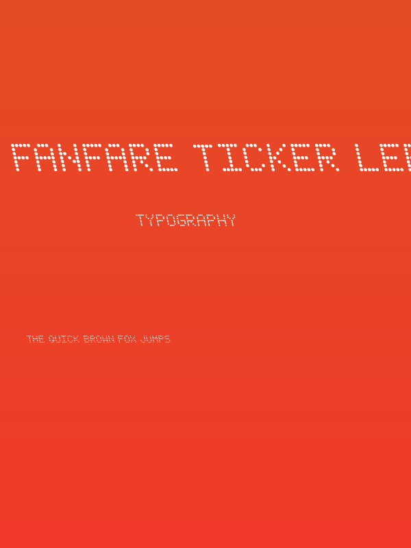 Fanfare Ticker Leftalic Poster