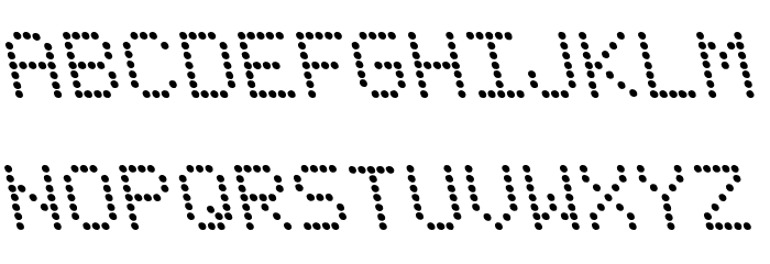 Fanfare Ticker Leftalic Font LOWERCASE