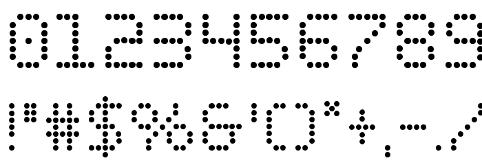 Fanfare Ticker Font OTHER CHARS