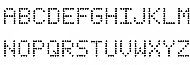 Fanfare Ticker フォント 大文字