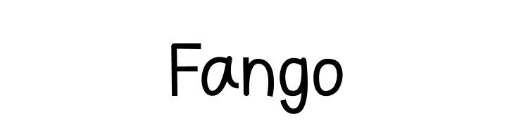 Fango  font caratteri gratis