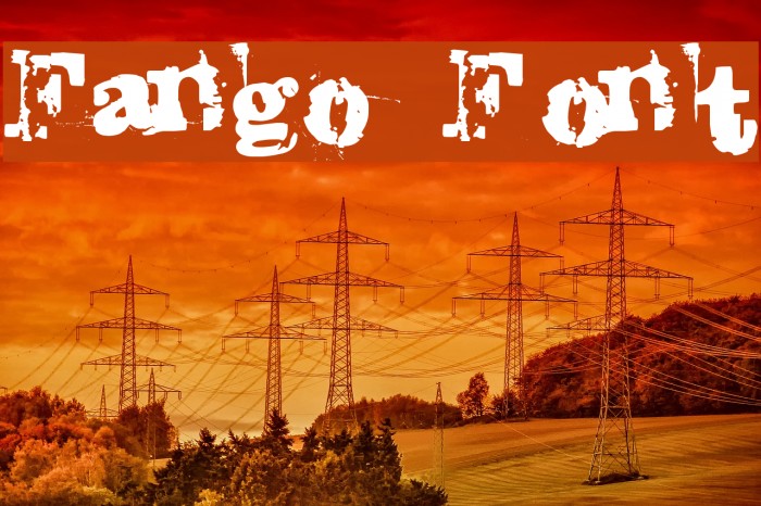 Fango Font examples