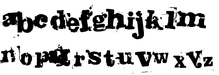 Fango Font LOWERCASE
