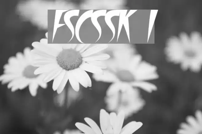 FangsSCapsSSK Italic フォント examples