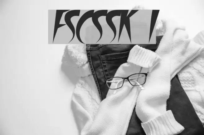 FangsSCapsSSK Italic フォント examples