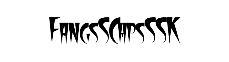 FangsSCapsSSK Font