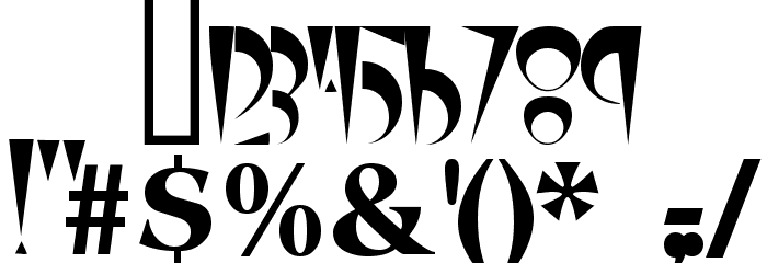 FangsSCapsSSK Font OTHER CHARS