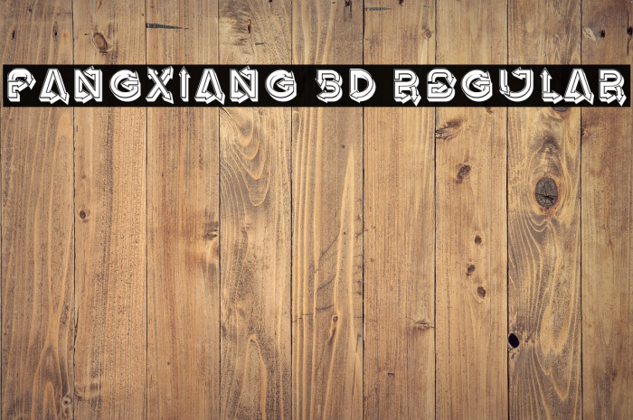 Fangxiang 3D Regular Example 3