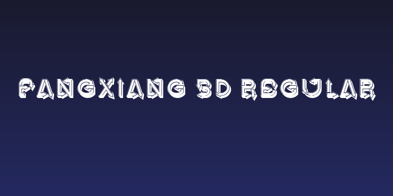 Fangxiang 3D Regular Social Header
