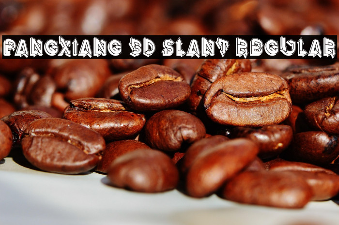 Fangxiang 3D Slant Regular Example 3