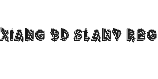 Fangxiang 3D Slant Regular Logo