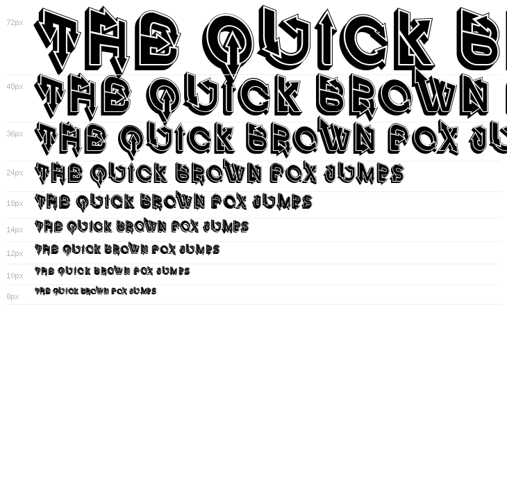 Fangxiang 3D Slant Regular Waterfall