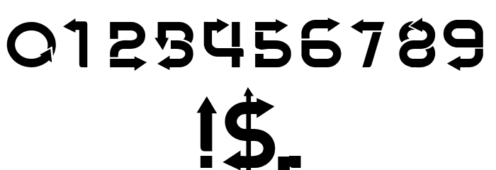 Fangxiang Regular Font OTHER CHARS