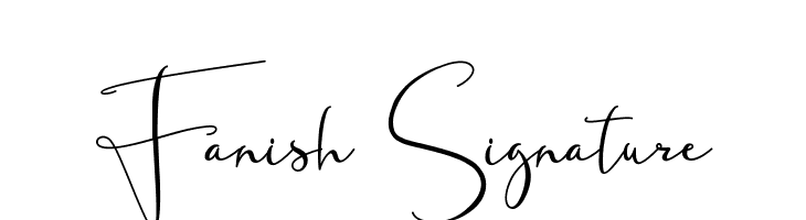 Fanish Signature  لخطوط تنزيل