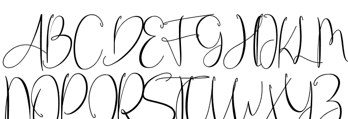 Fanish Signature Fonte MAIÚSCULAS