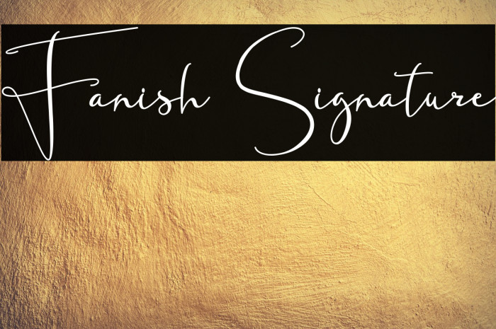 Fanish Signature Example 2