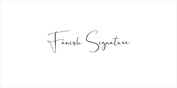 Fanish Signature Logo