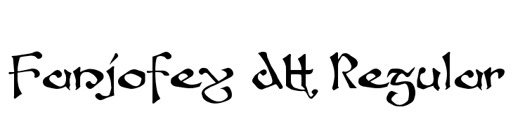Fanjofey AH Regular  नि: शुल्क फ़ॉन्ट्स डाउनलोड