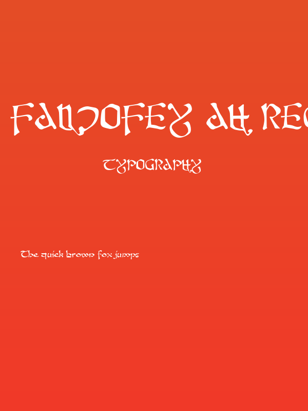 Fanjofey AH Regular Poster