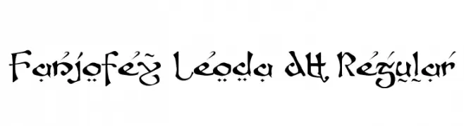 Fanjofey Leoda AH Regular  baixar fontes gratis