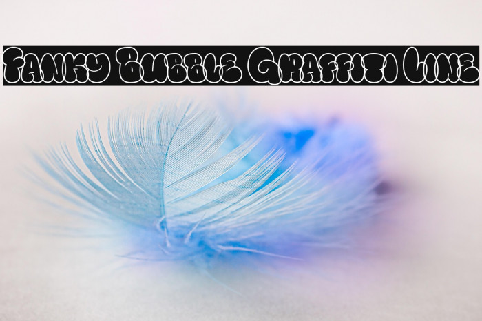Fanky Bubble Graffiti Line Example 1