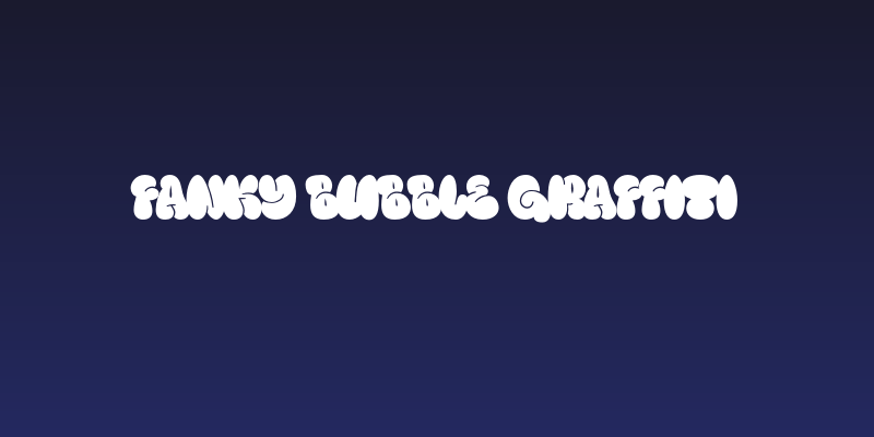 Fanky Bubble Graffiti Social Header