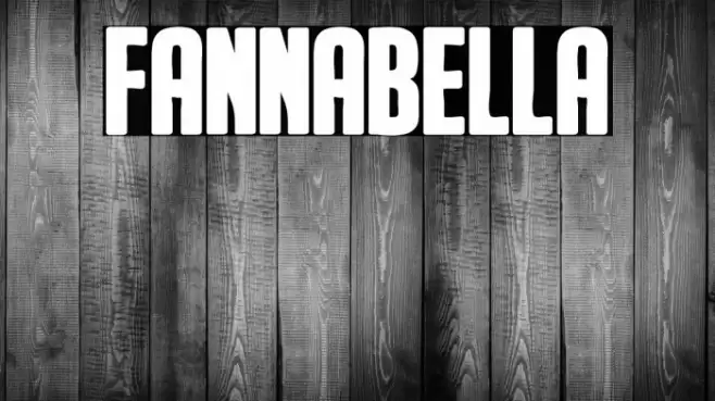Fannabella Font examples