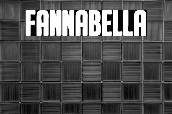 Fannabella Font examples