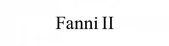 Fanni II  नि: शुल्क फ़ॉन्ट्स डाउनलोड