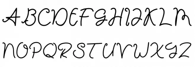 FannishaDemo 字体 大写