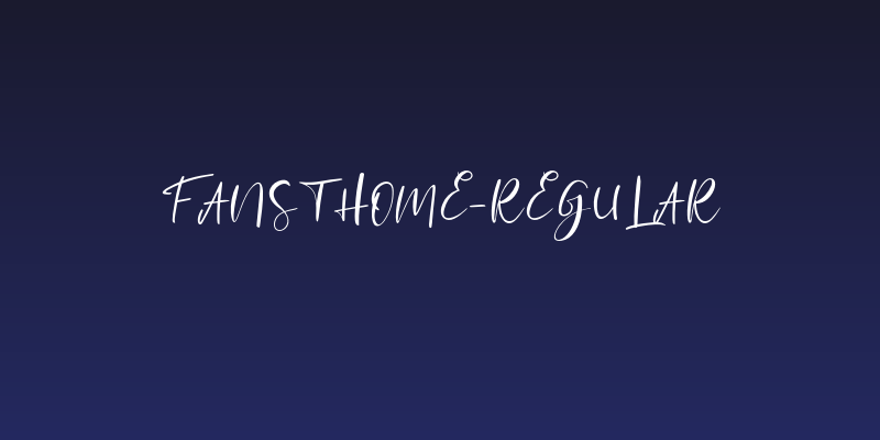 Fansthome-Regular Social Header