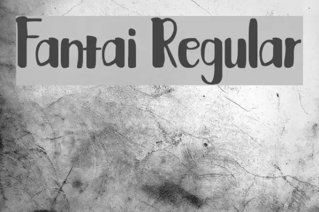 Fantai Regular Font examples