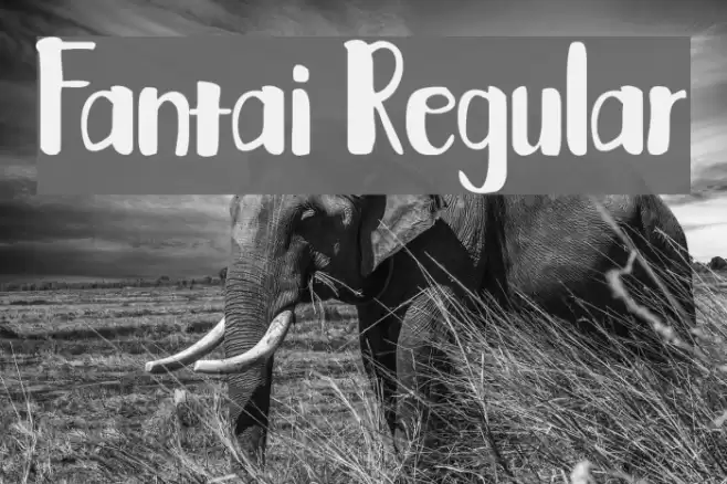 Fantai Regular Font examples