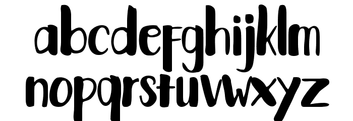 Fantai Regular Font LOWERCASE
