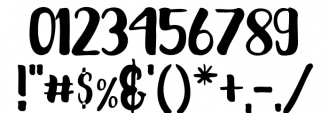 Fantai Font OTHER CHARS