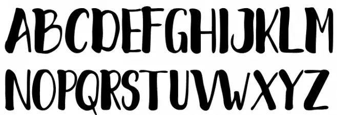 Fantai Font UPPERCASE