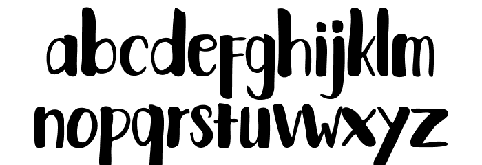 Fantai Font LOWERCASE