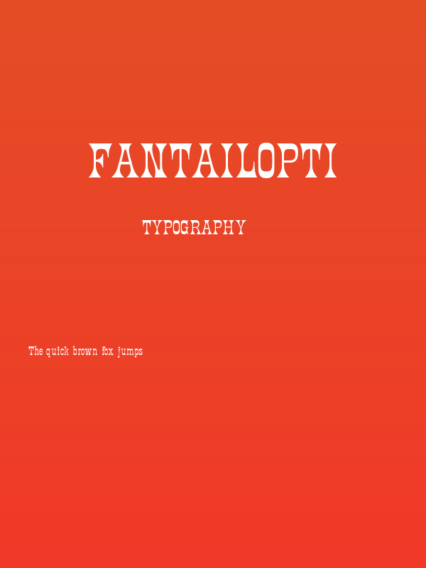 FantailOpti Poster