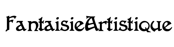 FantaisieArtistique  フリーフォントのダウンロード