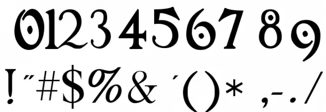 FantaisieArtistique Font OTHER CHARS