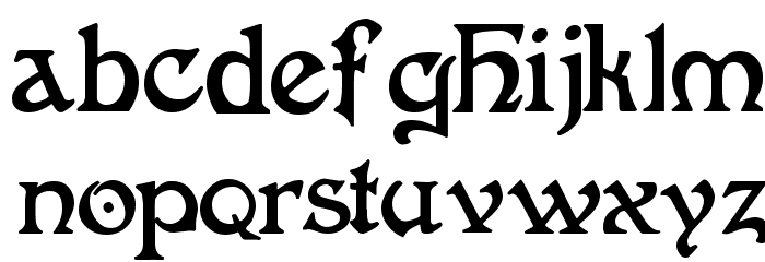 FantaisieArtistique Font LOWERCASE