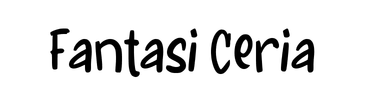 Fantasi Ceria  フリーフォントのダウンロード