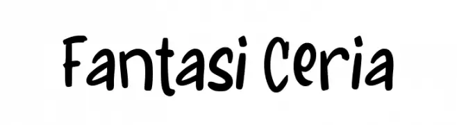 Fantasi Ceria  Frei Schriftart Herunterladen
