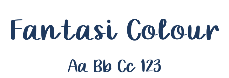 Fantasi Colour Font Preview