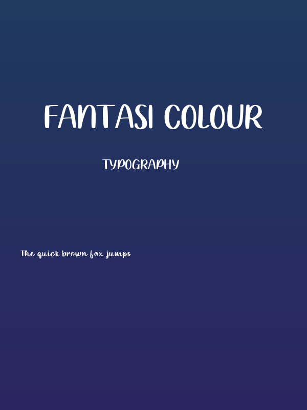 Fantasi Colour Poster